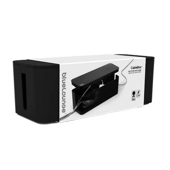 Bluelounge CableBox Caja Recogecables Ignífuga Negra