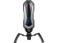 microfono - newskill agni con rgb gaming movilidad 360 sensibilidad 45  -3db negro