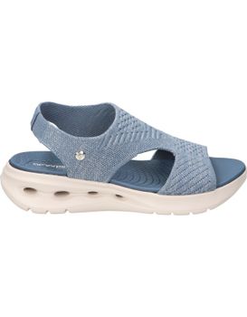 Sandalias Para Mujer Plataforma Amarpies Abz28655 En Azul 37