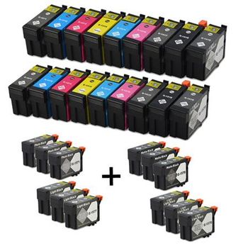 Compatible Multipack Epson T1571/9 2 Full Sets + 12 EXTRA Black Ink Cartridges (30 Pack)
