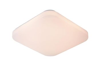 Lámpara de techo de sintético con 1 led integrado, ópalo