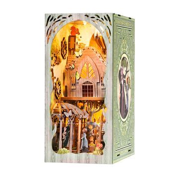El Viaje De Dorothy. Book Nook De Madera, Diseño 3d Realista Con Gran Detalle, Cubierta Y Luces Led. 292 Piezas. 11,5x18x24,5 Cm. Color: Multicolor