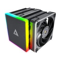 montech metal dt24 premium ventilador cpu 2x120mm argb negro