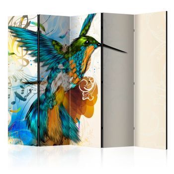 Biombo - Bird's Music Ii (225x172 Cm)