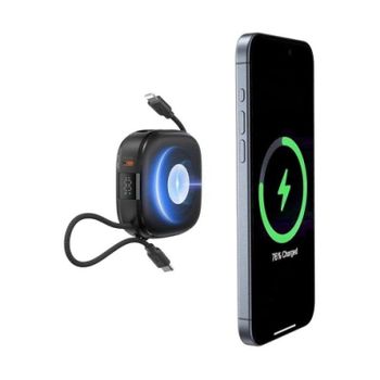 Power Bank Charmast W1205 MagCore 10.000 mAh Magnética 3 en 1 Carga Rápida
