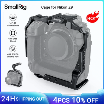 Jaula de cámara SmallRig Z9 para Nikon Z9, jaula de aleación de aluminio para cámara de vídeo, jaula para hacer películas con soporte para zapatos-3195