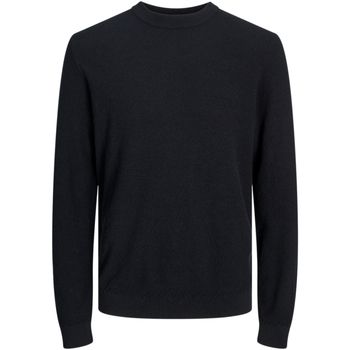 Jack & Jones Jersey 12257519 JORLAFAYETTE KNIT CREW NECK PLS BLACK para hombre