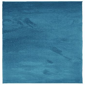 Alfombra De Pelo Corto Oviedo Turquesa 120x120 Cm Vidaxl
