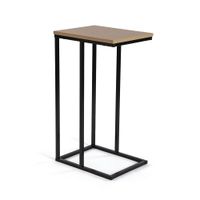 mesa auxiliares en madera aglomerada negro