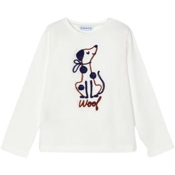 Mayoral Camiseta manga larga 4068-beigecara para niña