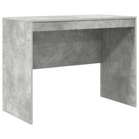 escritorio gris concreto 100 x 50 x 76 cm vidaxl