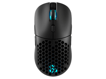 Ratón gaming - Newskill Arakne Elite, Inalámbrico, 16.000 ppp, Iluminación RGB, Sensor PixArt PMW-3335, Negro