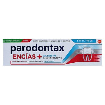 Parodontax ENCIAS + aliento y sensibilidad extra Fresh 75ml