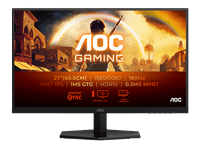 monitor gaming - aoc 27g42e 27 fhd 180 hz fast ips 1 ms gtg hdr10 adaptive sync g-sync compat 1920x1080 1x hdmi 20 dp 14 negro