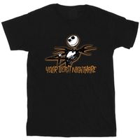nightmare before christmas camiseta your worst nightmare para nino