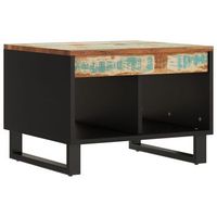 mesa de centromesa auxiliarmesa de cafe de madera maciza reciclada 55x50x40 cm