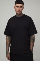 camiseta tall basica oversize negro