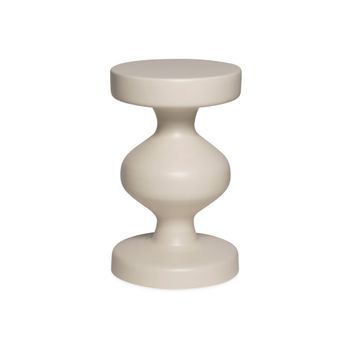 Mesa Auxiliar O Mesita De Metal, Crema