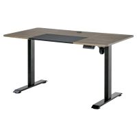 vinsetto mesa de escritorio electrico elevable ajustable 40x70x116cm negro
