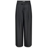 only pantalones nisa life trousers - dark grey melange para mujer
