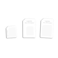 adaptador para tarjetas sim logilink aa0047 3 piezas micro-sim nano-sim