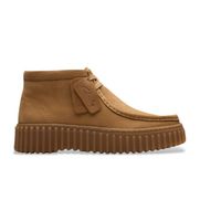 clarks para mujer 26179359 botines de piel torhill moss light marron 355 1 a 3cm cordones casual