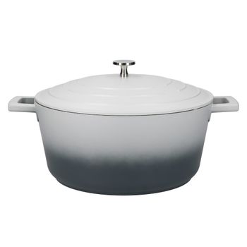 Cacerola 5L en fundición de aluminio gris 37 x 28,9 x 19,5