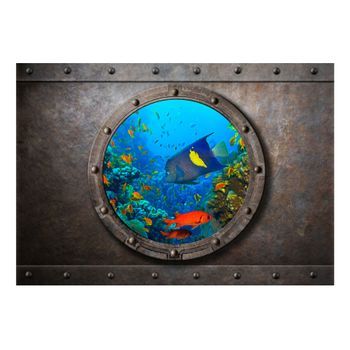 Papel Pintado 3d - Ventana Del Submarino (350x245 Cm)