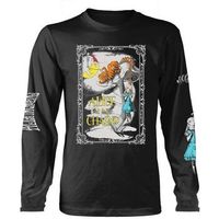 alice in chains camiseta manga larga wonderland para mujer