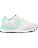 de no name - tova sneaker woman suede-mesh-napa white