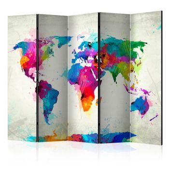 Biombo - The Map Of Happiness Ii (225x172 Cm)