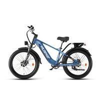 bicicleta electrica de neumaticos anchos wildeway soared-pro doble motor bateria de 48 v y 30 ah azul
