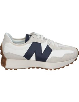 Zapatillas New Balance 327 Blancas Y Azul Marinas Ws327kb 38