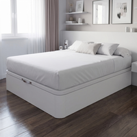 canape madera alta resistencia blanco  80x190 - incluye montaje