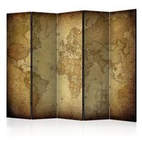biombo - old map ii room dividers