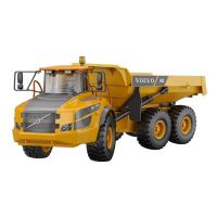 coche rc double eagle e591 rtr 120 24g 6wd para camion volquete volvo a40gcarga de 3 kgcon luz led y sonidovehiculo