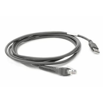 Cable serie Zebra CBA-U21-S07ZBR Negro 2,1 m USB EAS