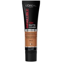 loreal base de maquillaje infallible 32h matte cover foundation - 320 caramel para mujer