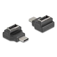 cambiador de genero delock 67235 usb-c a type-e 10 gbps negro