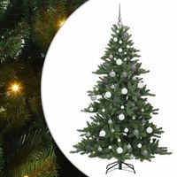arbol de navidad artificial con ramas articuladas verde 180 cm vidaxl