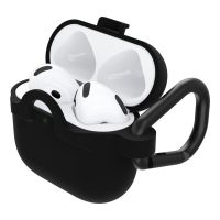 funda protectora otterbox para apple airpods 4 gen black crystal
