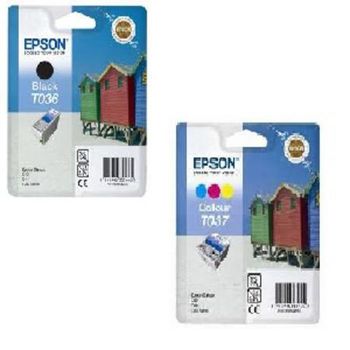 Original Multipack Epson Stylus C42SX Printer Ink Cartridges (2 Pack) -C13T03614010
