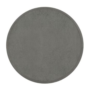 Alfombra infantil lavable Atami gris  160 cm redondo