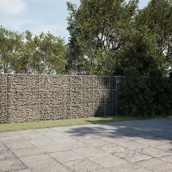 Cesta De Gaviones | Gavión Para Piedras | Gavión Decorativo Con Cubierta Hierro Galvanizado 600x50x150 Cm Cfw921752