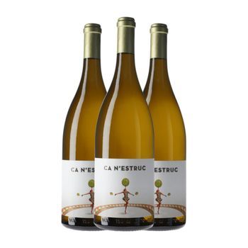 Ca N'estruc Vino Blanco Catalunya Botella Magnum 1,5 L 13% Vol. (pack De 3 Unidades)