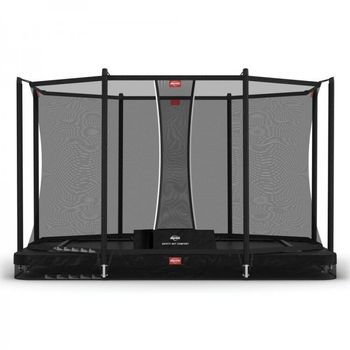 Cama Elástica Berg Inground Ultim Favorit 410 + Red Comfort Negro