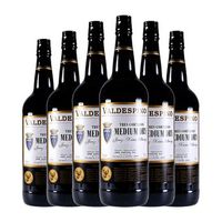 valdespino vino generoso 3 cortados medium l jerez-xeres-sherry 1 l 175 vol pack de 6 unidades