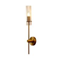 aplique metal y vidrio  55 cm