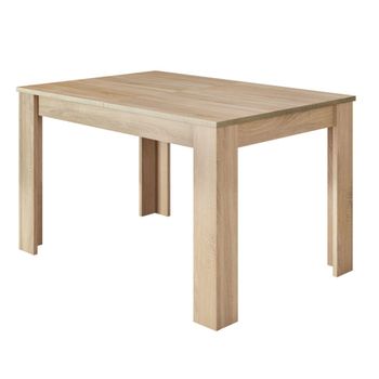 Mesa de comedor extensible roble canadian