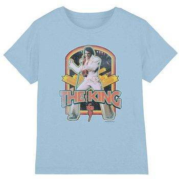 Elvis Presley Camiseta King para niña